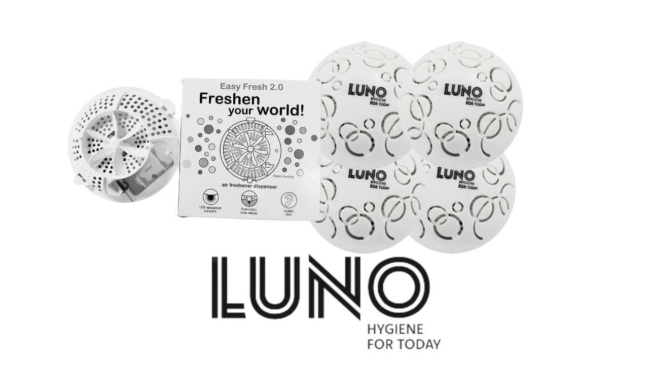 Easy Fresh Fan & Cover Set: Eco Friendly Air Freshener Starter Pack