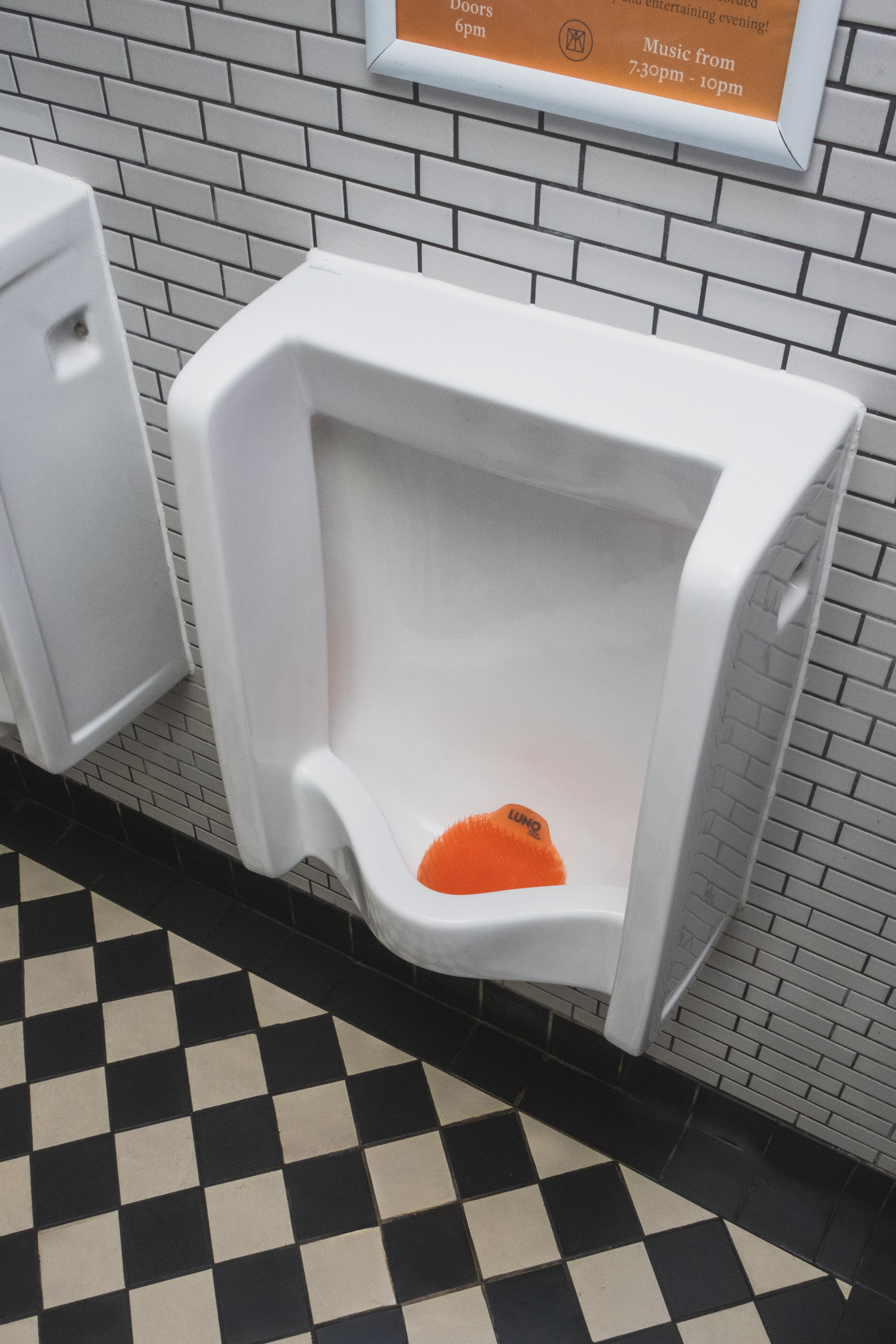 Slant 6 Urinal Screen Pack of 10 - Mango