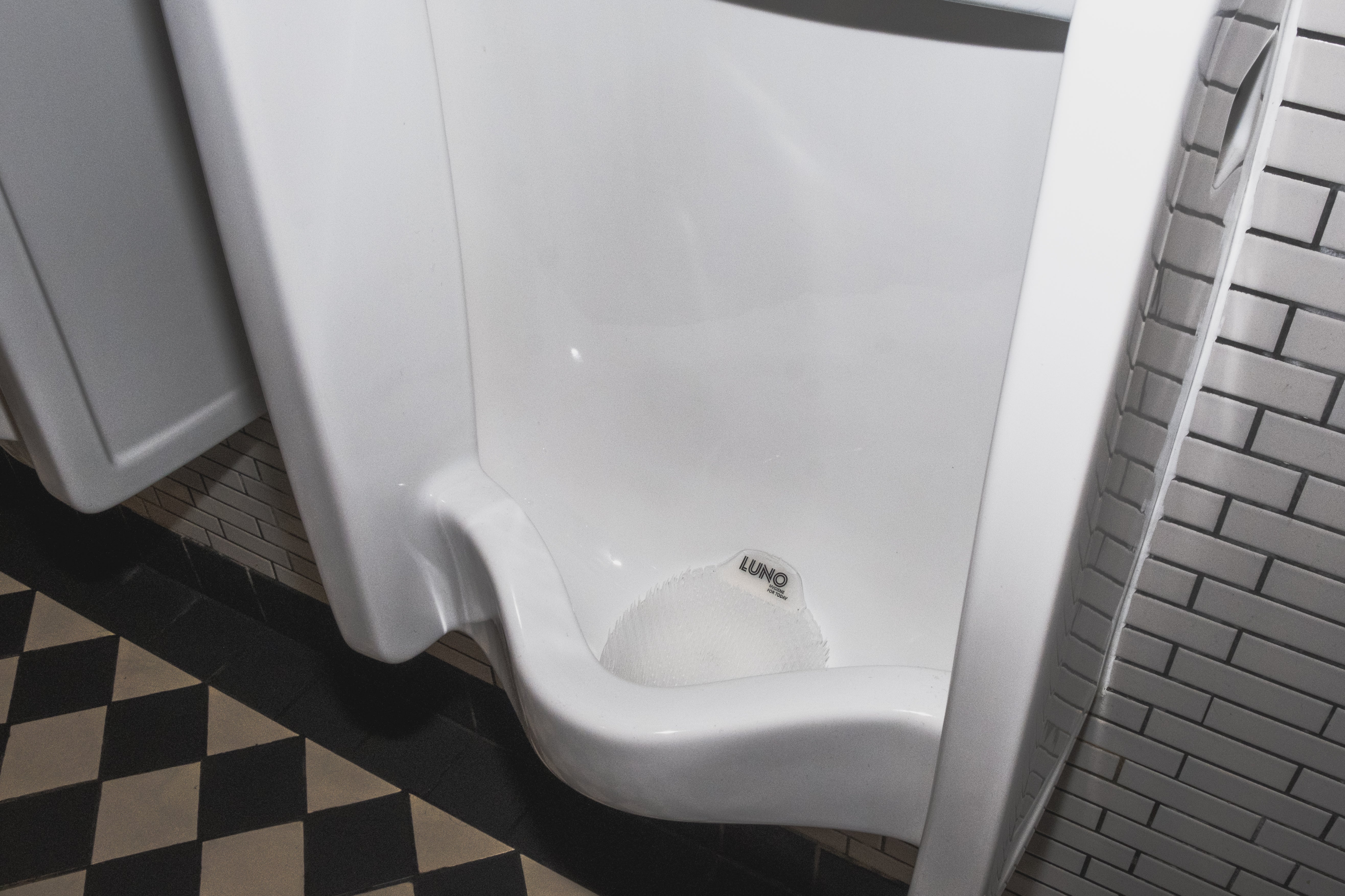 Slant 6 Urinal Screen Pack of 10 - Honeysuckle